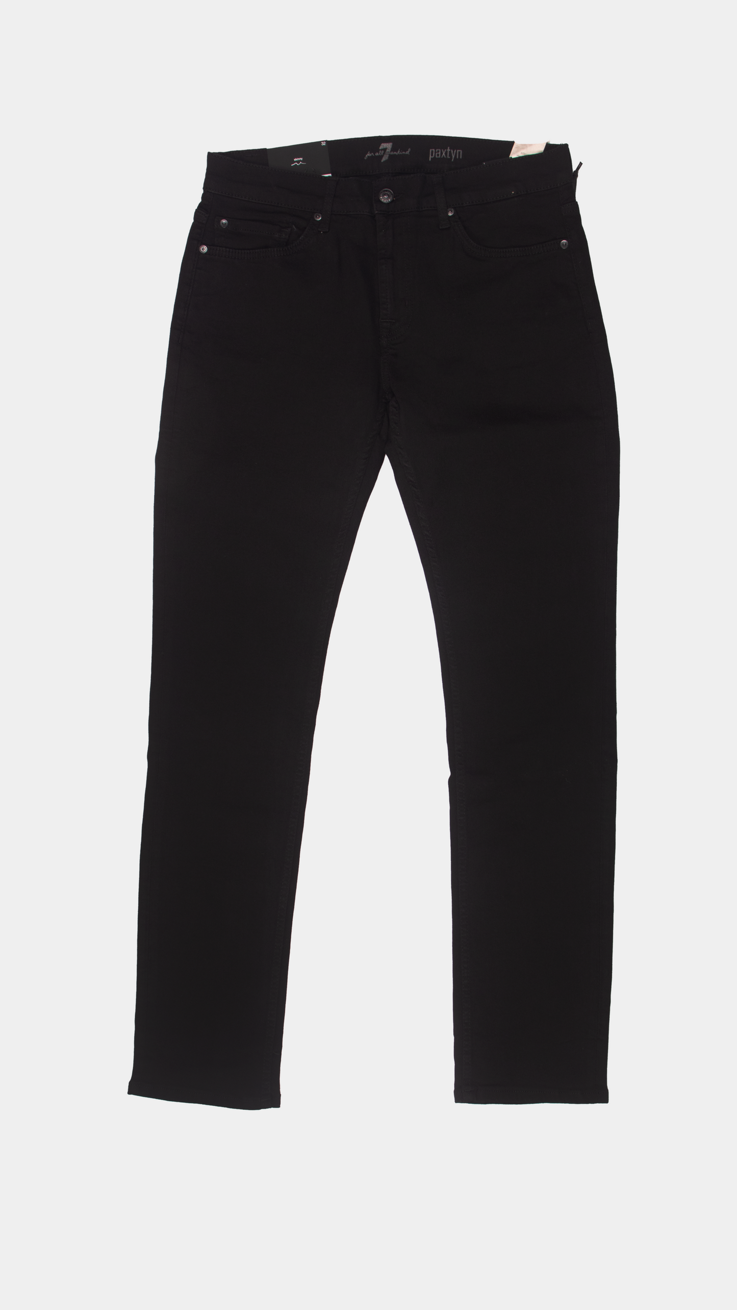 7forallmankind Comfort Luxe Paxtyn Balck Oxyn ( Skinny )