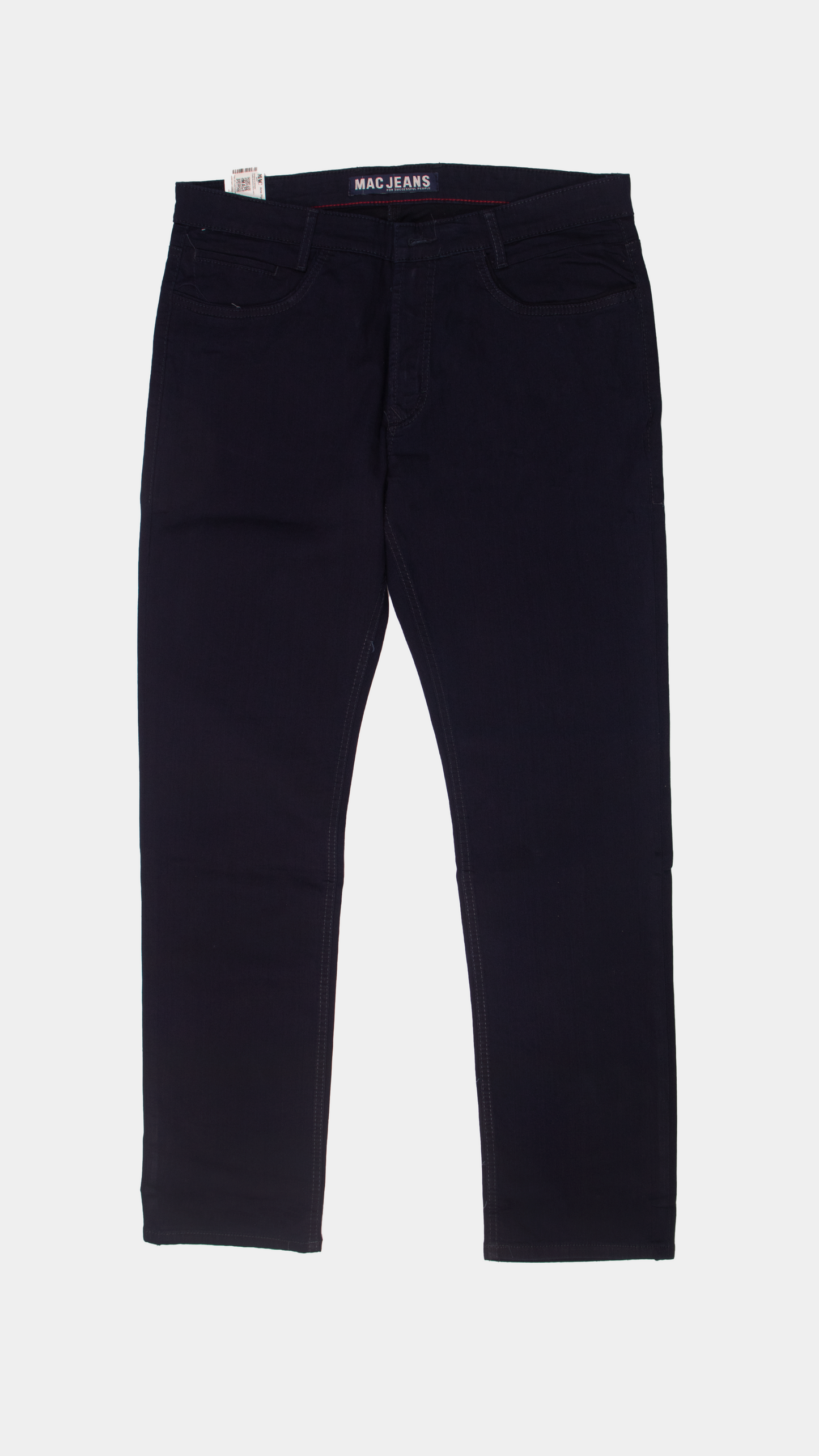 Mac Jeans Arne Pipe Slim jeans made of summery lightweight denim Dark Navy.
