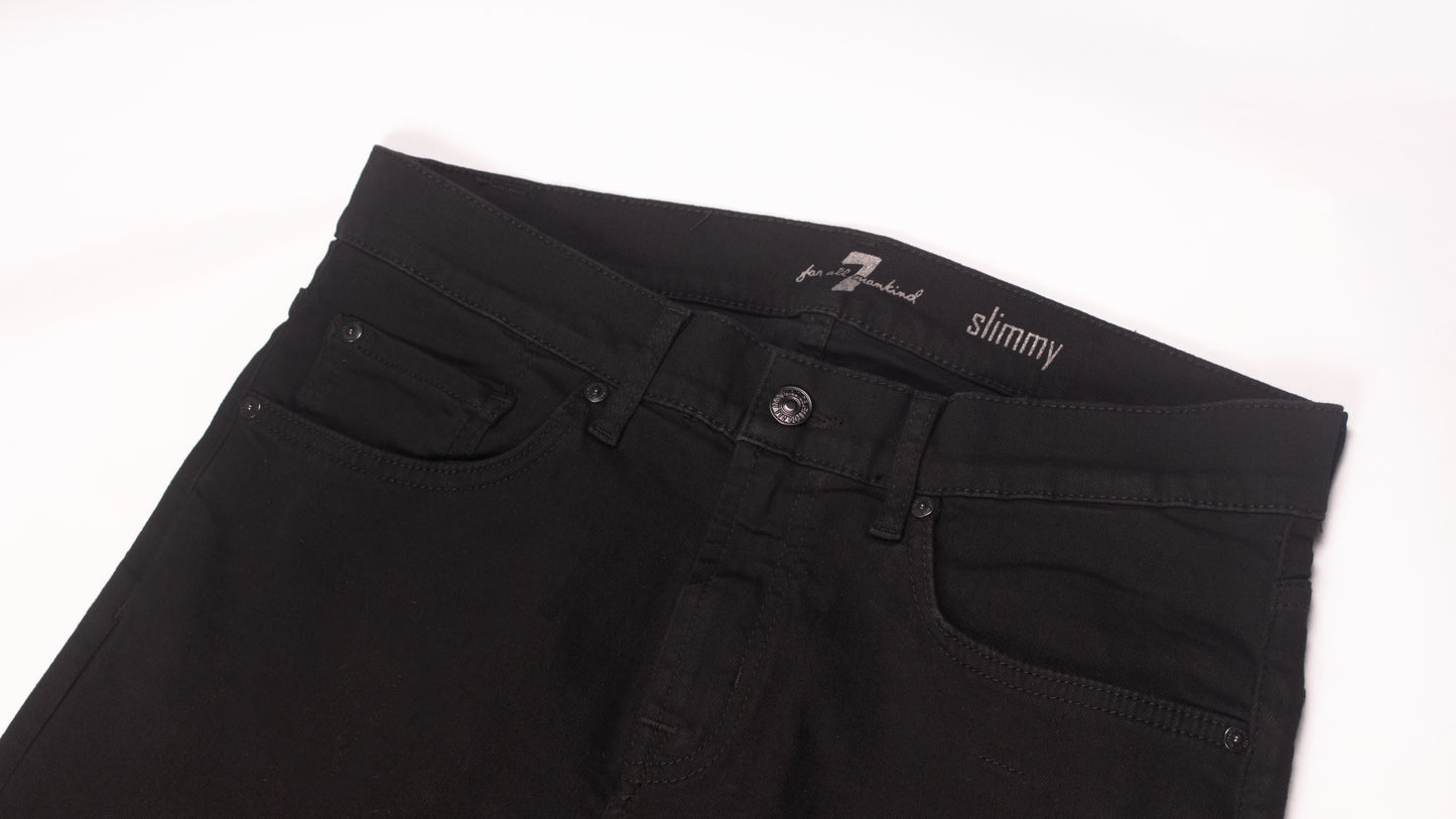 7forallmankind Slimmy Black ( Slim Fit )