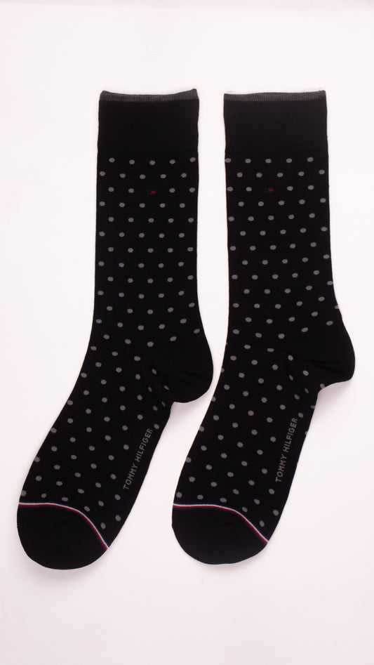 Tommy Hilfiger Mens Dress Socks - 4 Pack Stylish Crew Socks for Men