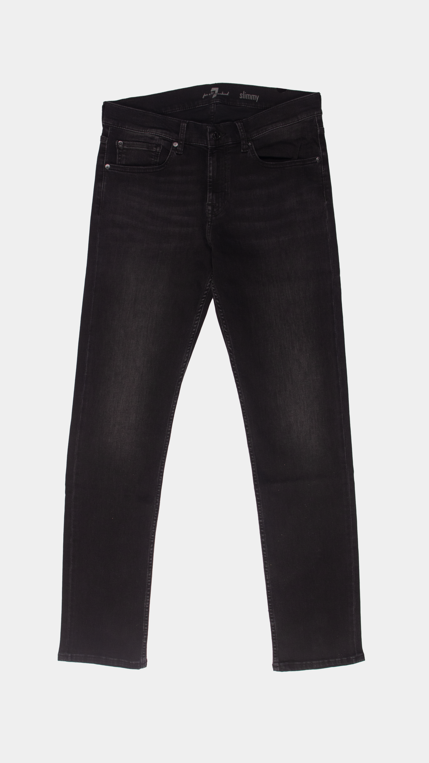 7forallmankind The Slimmy Tapered Dark Grey