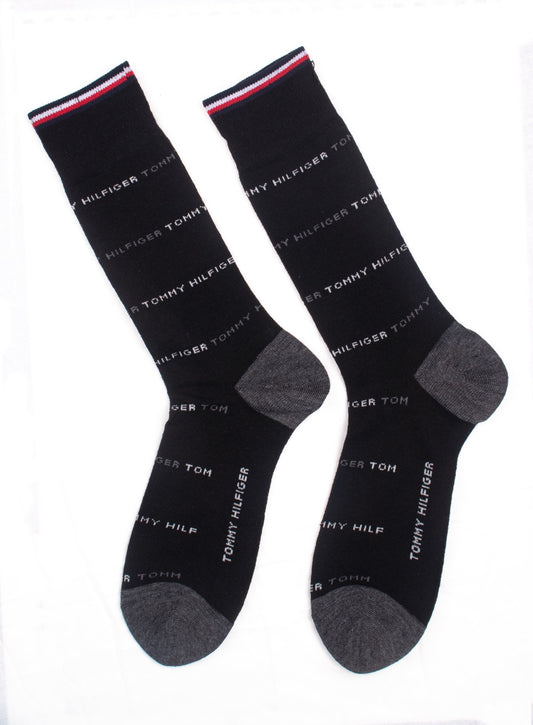 Tommy Hilfiger Mens Dress Socks - 4 Pack Stylish Crew Socks for Men