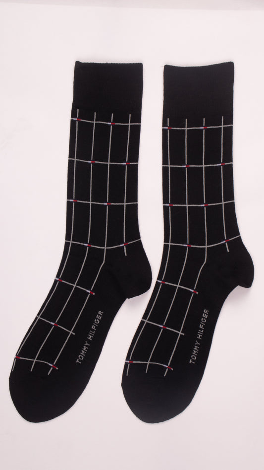 Tommy Hilfiger Mens Dress Socks - 4 Pack Stylish Crew Socks for Men