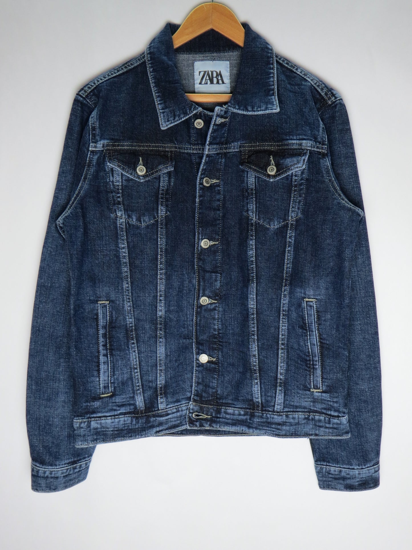 Zara Men's Denim Trucker Jacket
