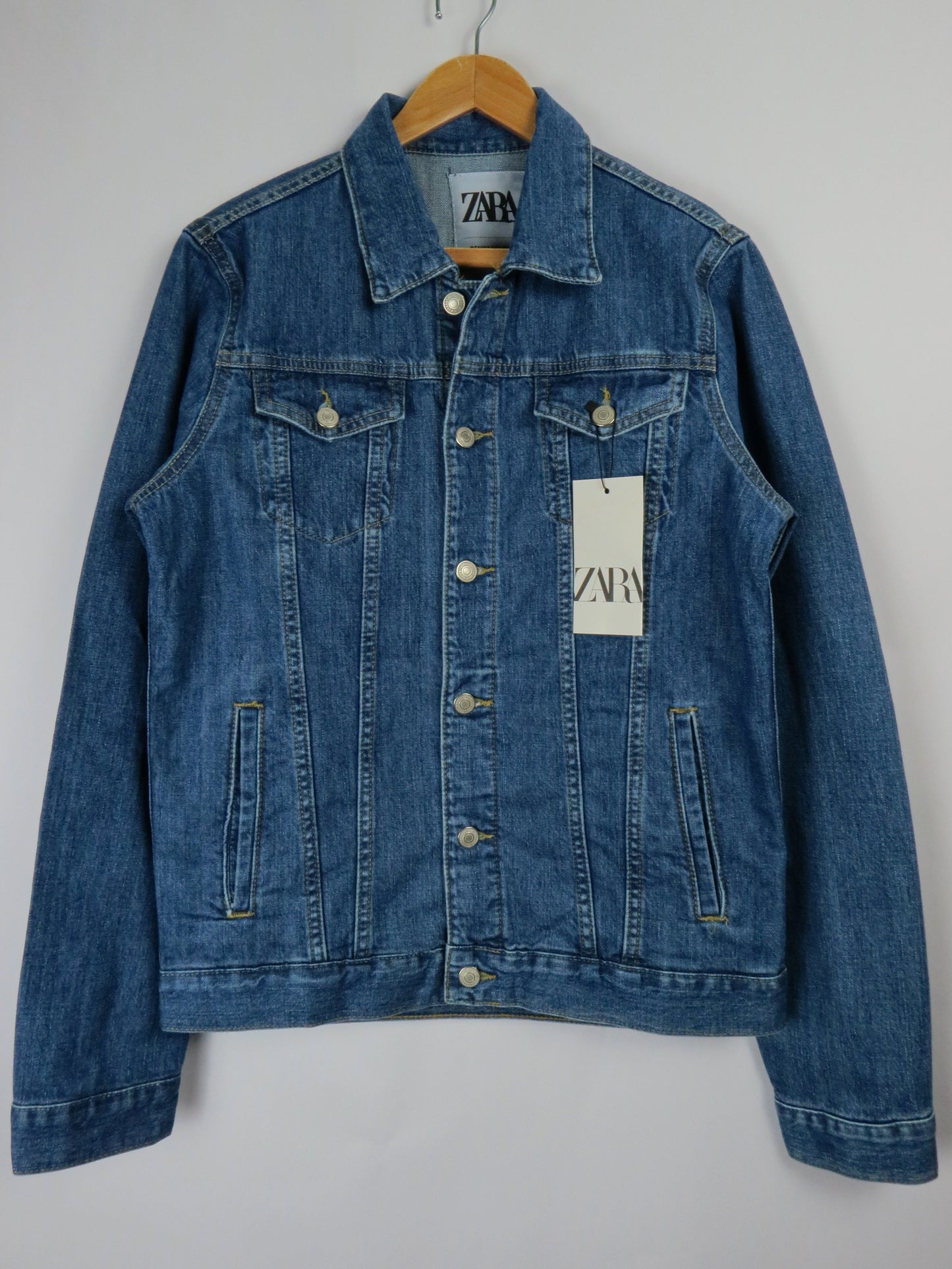 Zara Men's Denim Trucker Jacket